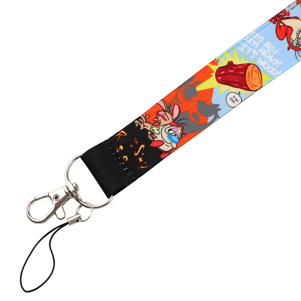 YL986 Cute Anime Characters Lanyard Credit Card ID Badge Holder Bag Student Decorations Pendant Neckband Friends kids Gifts