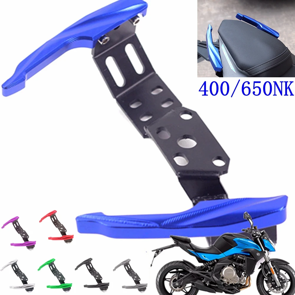 Motorcycle Tail Handrail for Chunfeng 400NK/650NK Tail wing shelf CNC Aluminum Personality Rear Armrest Racer Accessories