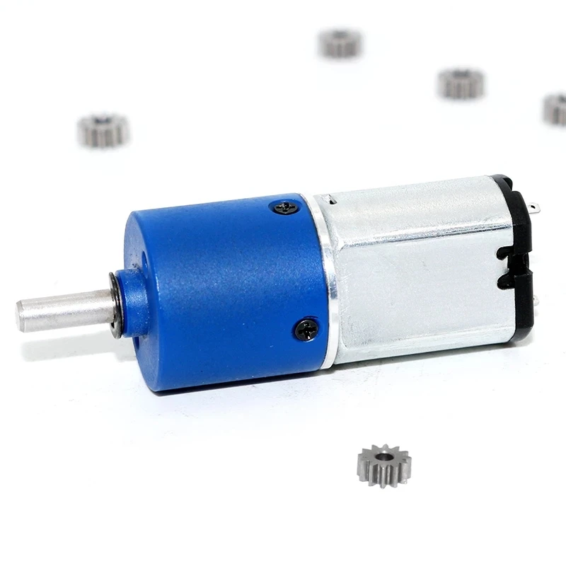 JGA16-030/050 Mini Planetary Gear Motor Metal DC 12V 46/187/533/3000rpm Reduction Speed PWM High Torque 12 V Volt Low Noise DIY