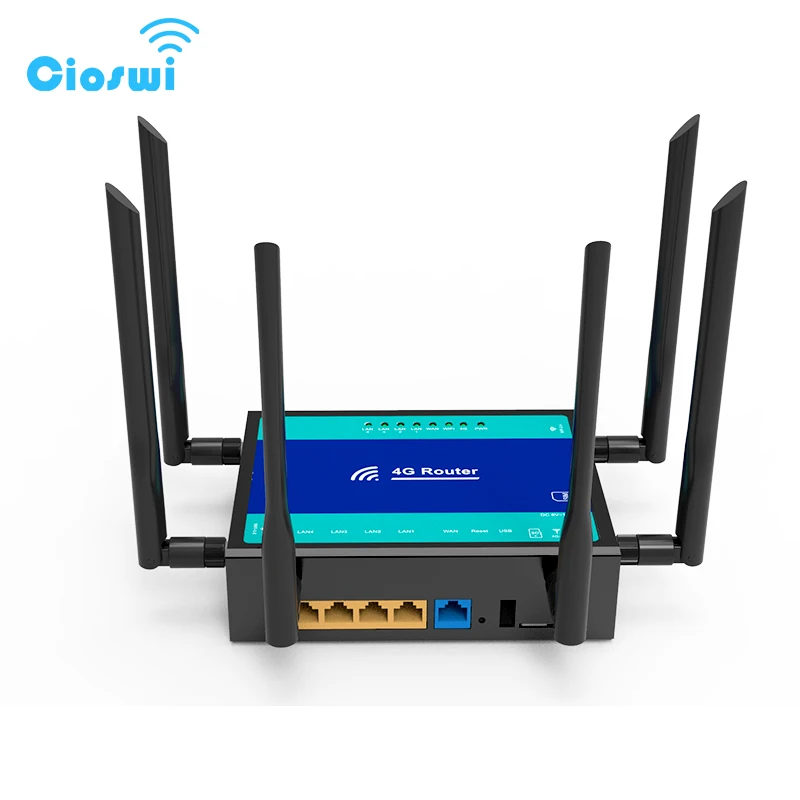 Cioswi WG155-T 4G Lte Modem Wifi Wireless Router with Sim Card 802.11AC Dual Band Gigabit 2.4G 5.8GHz Openwrt 4G Internet