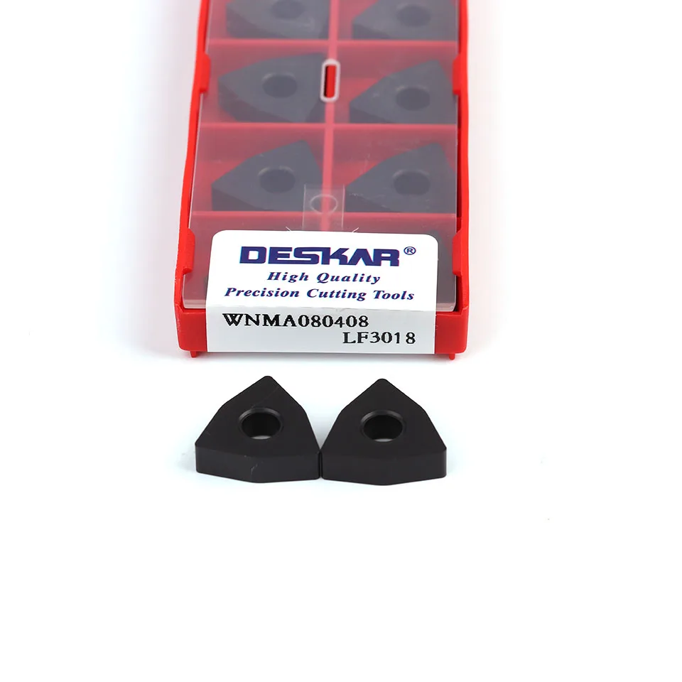 DESKAR100% WNMA080404 WNMA080408 WNMA080412 LF3018 turning tool CNC carbide insert lathe cutting tool for cast iron processing