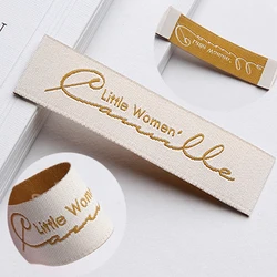 Customized Garment Shirt Jacket Labels/Woven Labels/Clothing Printed Label/Embroidered Tag With Cut 500pcs a Lot