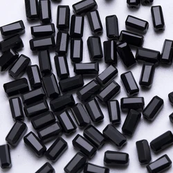100Pcs/Lot 2*4MM Long Square Glass Spacer Beads For DIY Needlework Jewelry Making Accessories Rectangle Austrian Crystal Beads