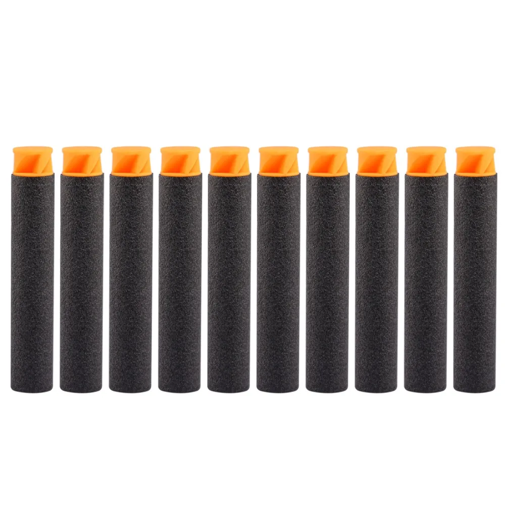 Balles de recharge de la série Nerf Blasters pour enfants, fléchettes souples à tête plate, cadeaux de Noël pour enfants, 200 cm, 7.2 pièces