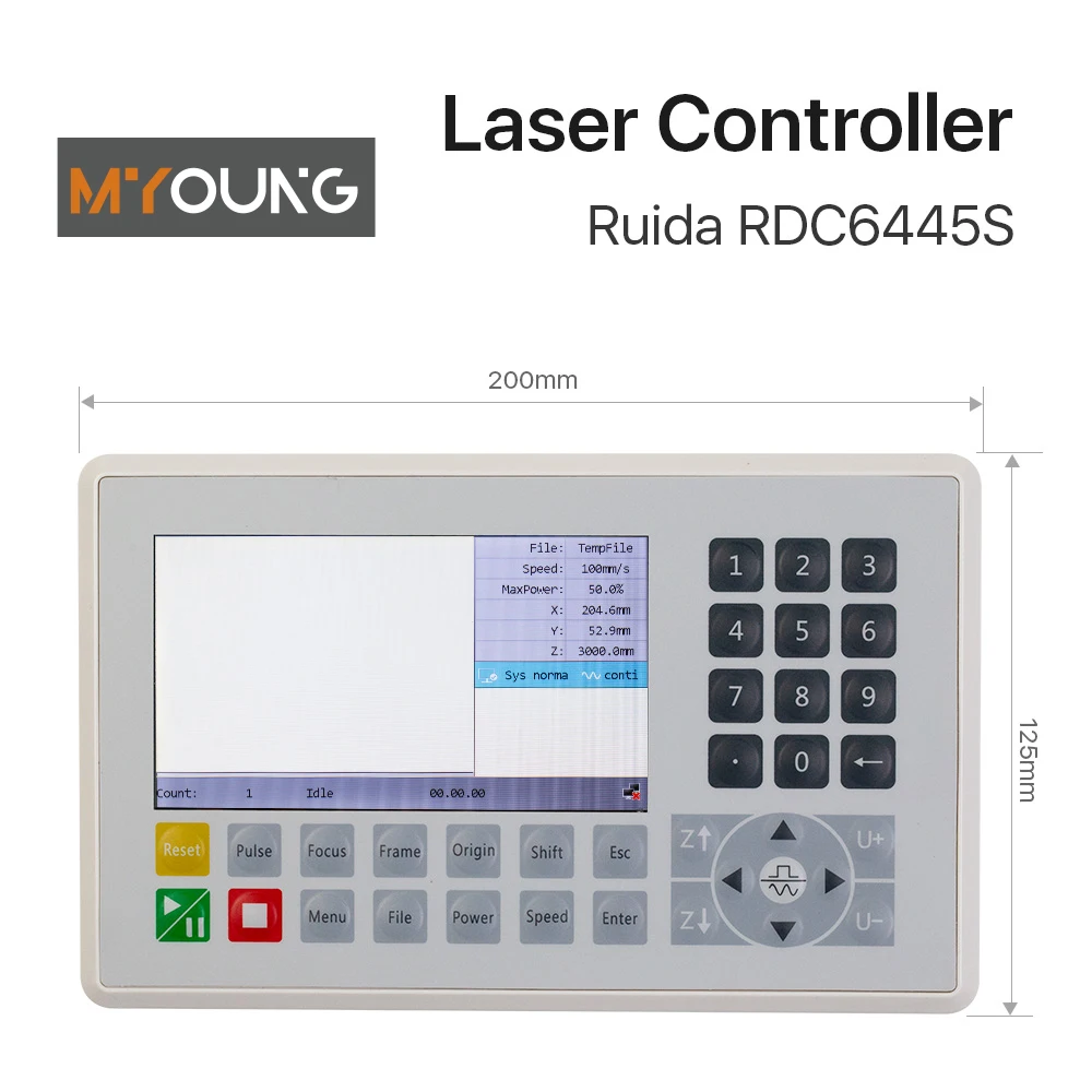 CO2 Laser Điều Khiển RDC6332G/M Thống Điều Khiển Từ Xa Không Dây Ruida DSP Bo Mạch Chủ Kim Loại Lai Cắt Laser