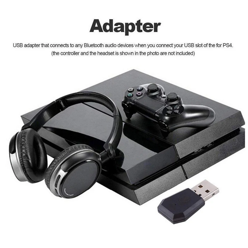Bluetooth-адаптер PS5 для PS4, USB BT, 3,5 мм