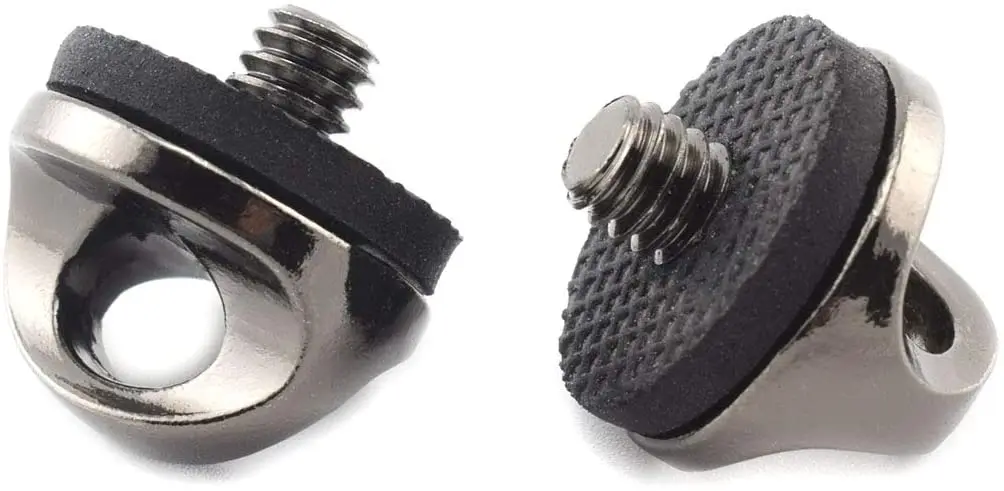 جديد 3 قطعة 1/4-20 الموضوع مثبت الكاميرا حامل مع المطاط غسالة ل quickedition كاميرا الرقبة حزام/الرقبة حزام