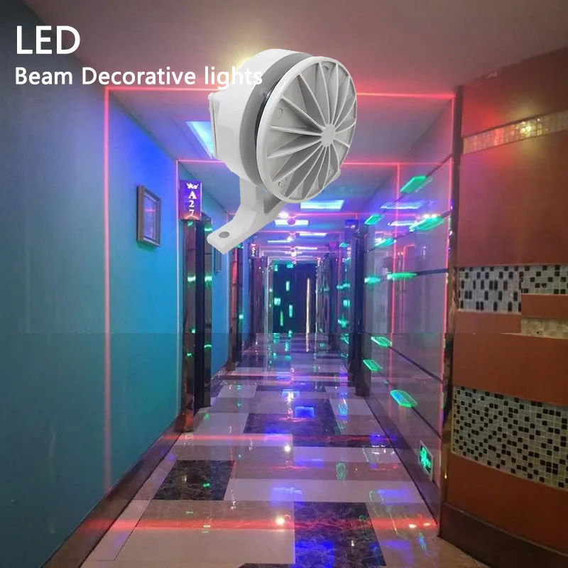 Beam LED Decorative lights Wall Lighting KTV Hotel Garage Balcony Windows Door Frame Restaurant Beautify Light RGB 110V 220V