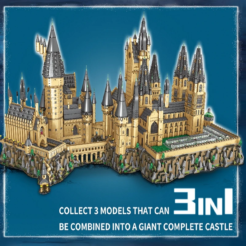 In Stock NEW Model Magic Movie Castle centra 16060 compatible 7315 7316 7317 Model Assembly Building Blocks brick Christmas Gift