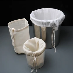 Brew Bags Reusable Fine Mesh Strainer Bag for Home Brewing Fruit Cider Grape Beer Wine Making Food Yogurt Filter Nut Milk Bag