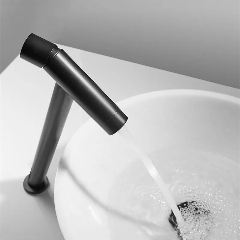 Basin Faucet Black Bathroom Faucet  Cold & Hot Water Mixer Brass Bathroom Basin Faucet New Arrivals Single Hole Single Handle