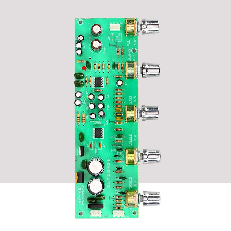 Placa de ajuste de amplificador de potência duplo kyyslb a30, pré-amplificador de volume