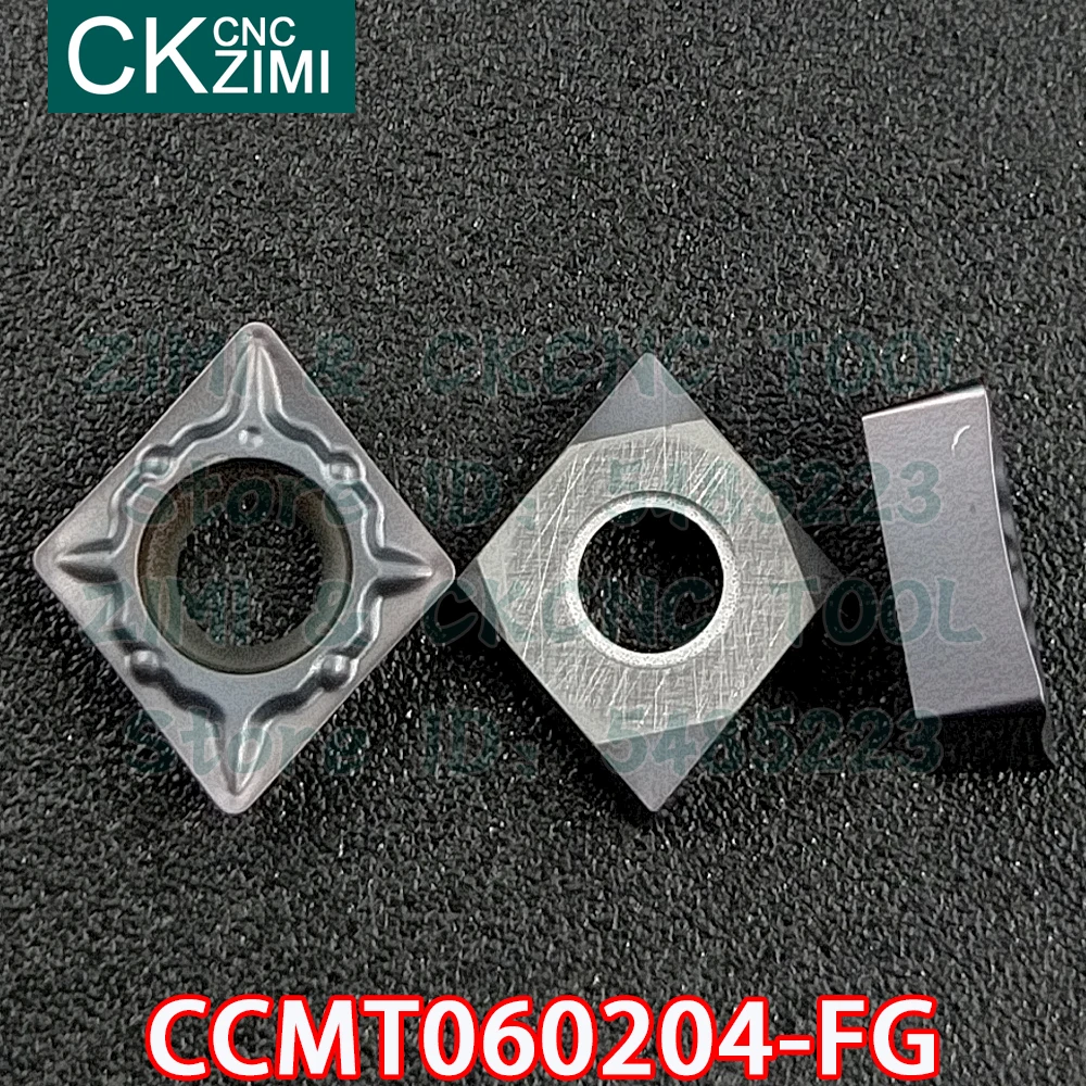 CCMT060204-FG ZM1125 CCMT 060204 FG Sisipan Karbida Alat Sisipan Balik Internal CNC Mesin Putar Kayu Alat Bubut Logam