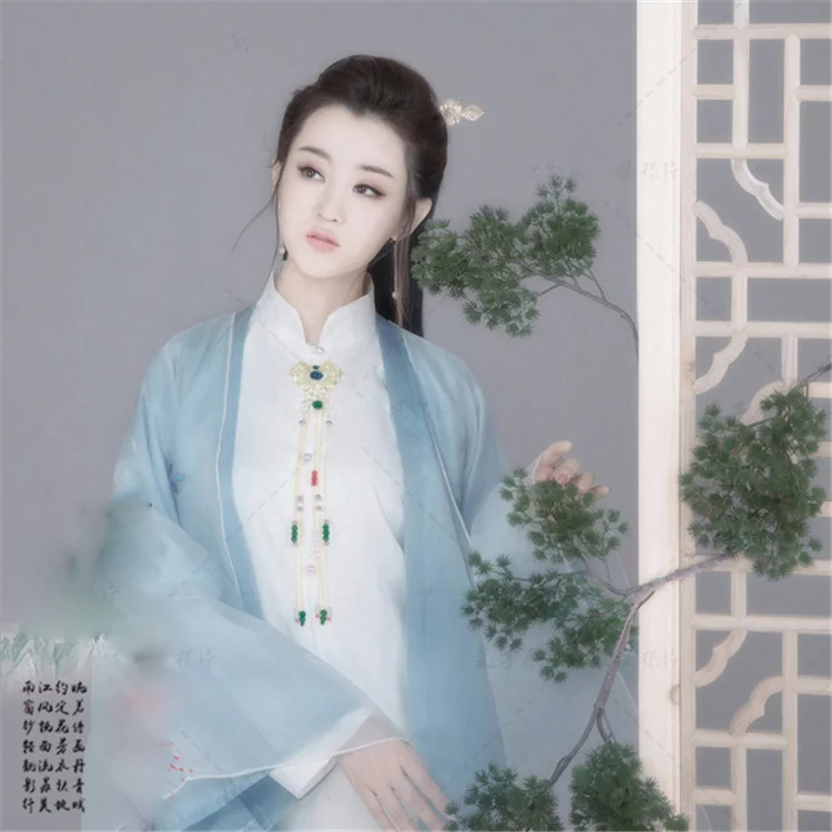 WYJN Republican Period Rich Maid Female Long Gown Photo Galley Thematic Costume Stage Show Performance Drama Cosplay Hanfu