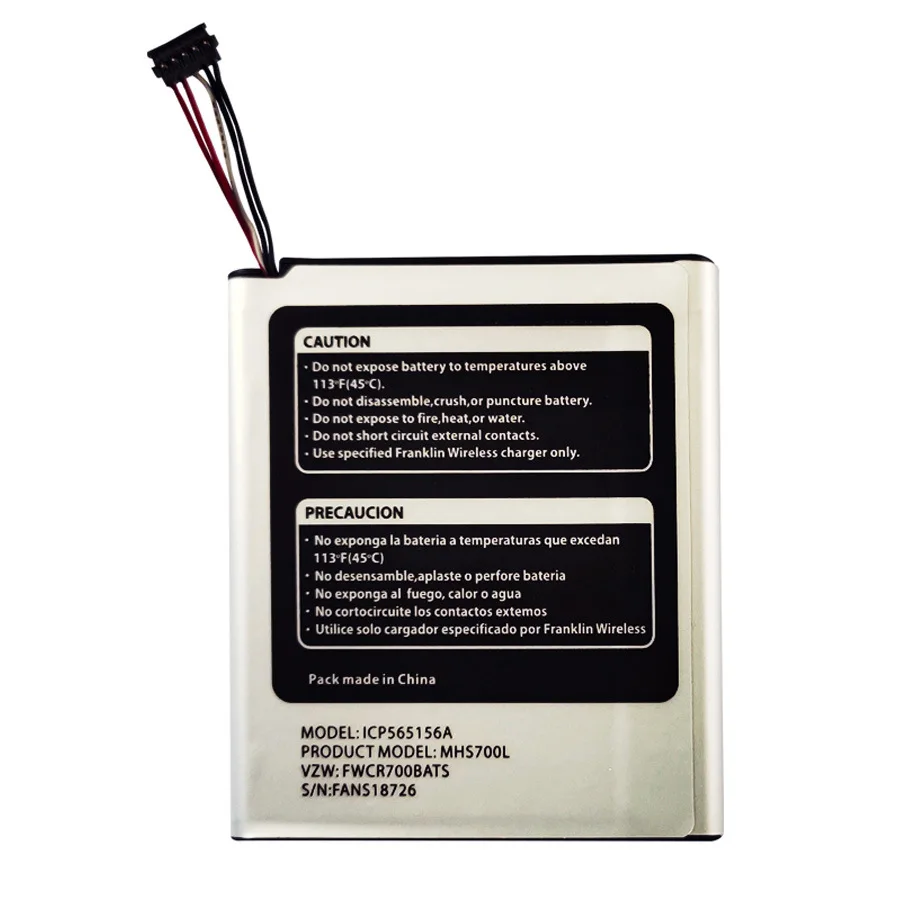 New 3.8V 2100mAh Li-ion Battery Suitable for Verizon Ellipsis Jetpack MHS700L wireless router battery Rechargeable Replacement