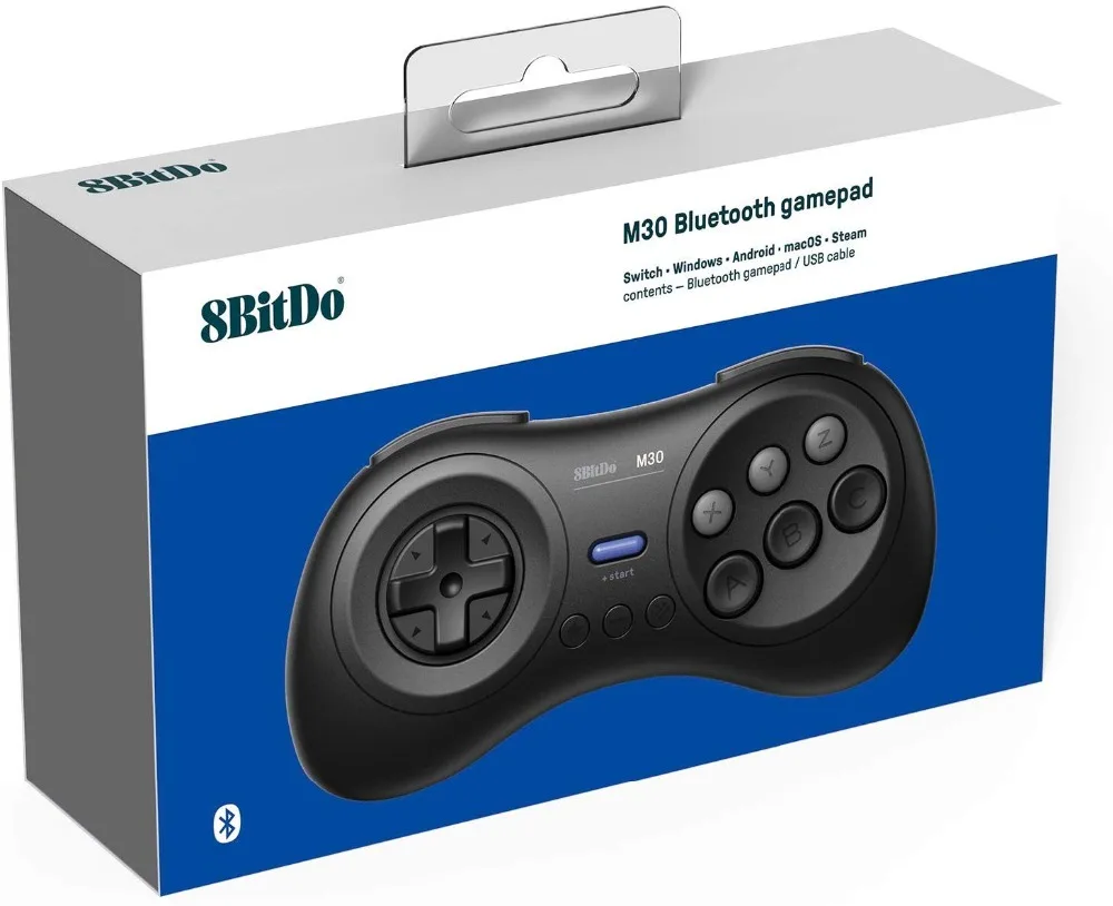 

8BitDo M30 Bluetooth Gamepad for Sega Genesis Mega Drive Style for for Nintendo Switch macOS Android Steam Xiaomi smartphones