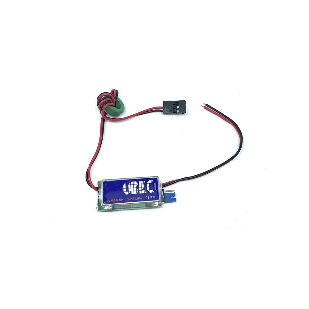 5V / 6V RC UBEC 3A Max 5A Lowest RF Noise BEC Full Shielding Antijamming Switching Regulator