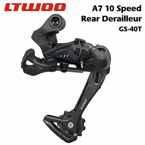 Imagen 2 del producto Derailleur trasero LTWOO A7 de 10 velocidades para MTB, compatible con DEORE