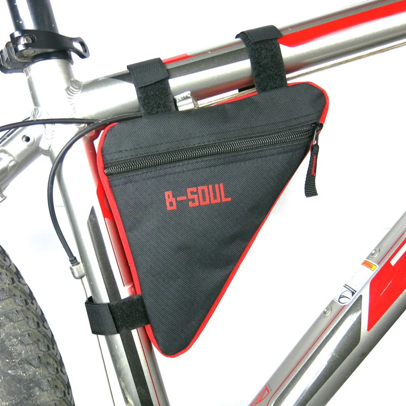 1~5PCS B-Soul MTB Frame Bag Front Tube Frame Handlebar Waterproof Cycling Bags Triangle Pouch Holder Mountain Bike Tool Pouch