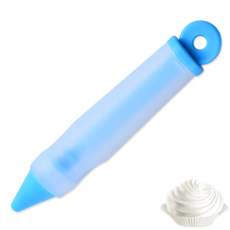 Silicone Food Writing Pen Chocolate Decorating tools Cake Mold Cream cup cookie Icing Piping Pastry Nozzles kitchen accessories