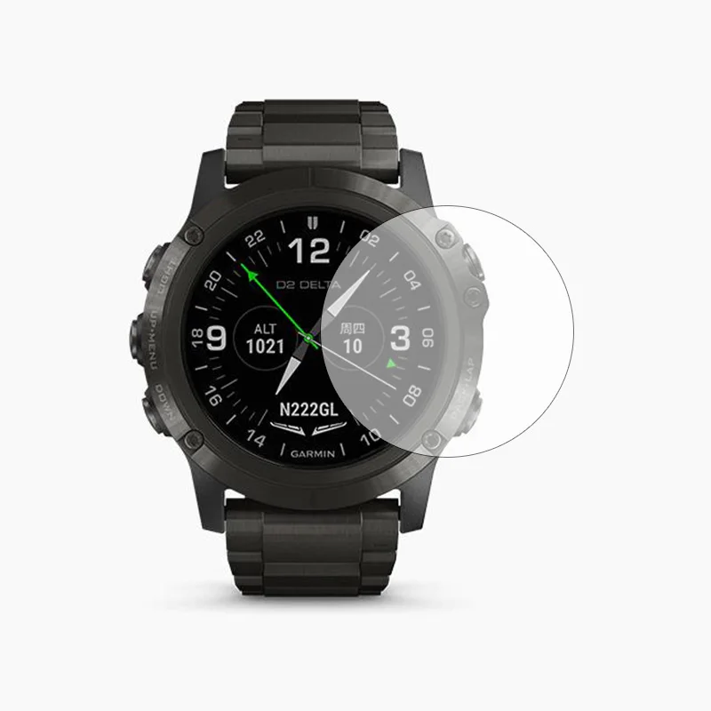 الزجاج المقسى طبقة رقيقة واقية الحرس ل Garmin D2 دلتا PX ساعة ذكية واقي للشاشة غطاء Smartwatch حماية