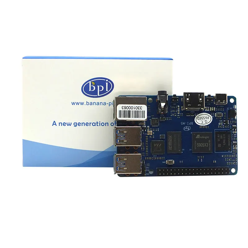 Banana PI BPI M5 New Generation Single Board Computer Amlogic S905X3 Design