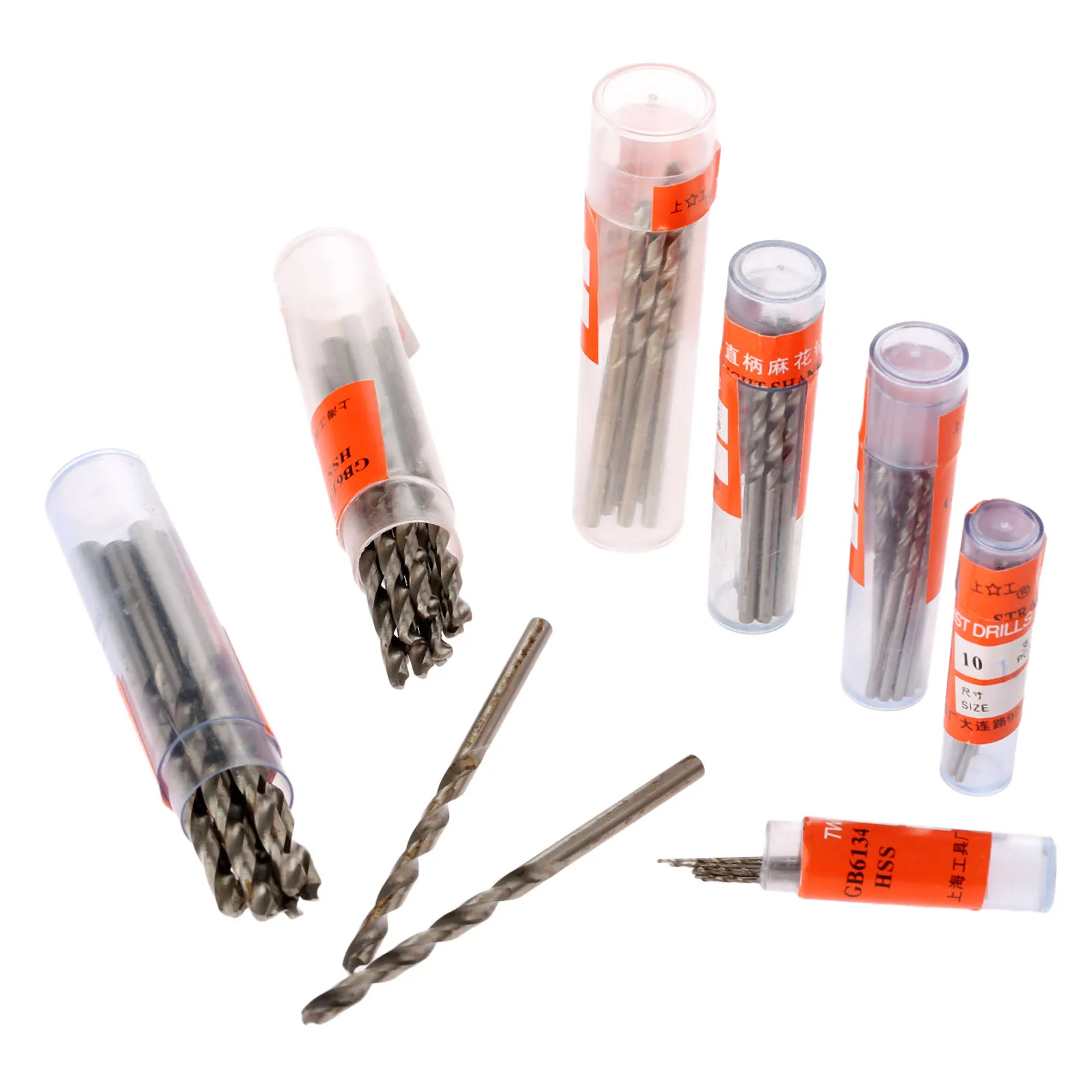 Brocas helicoidales HSS, herramientas eléctricas de carpintería, Micro vástago recto, perforación de madera de 0,5mm-3,5mm para madera y aluminio, 10 unidades