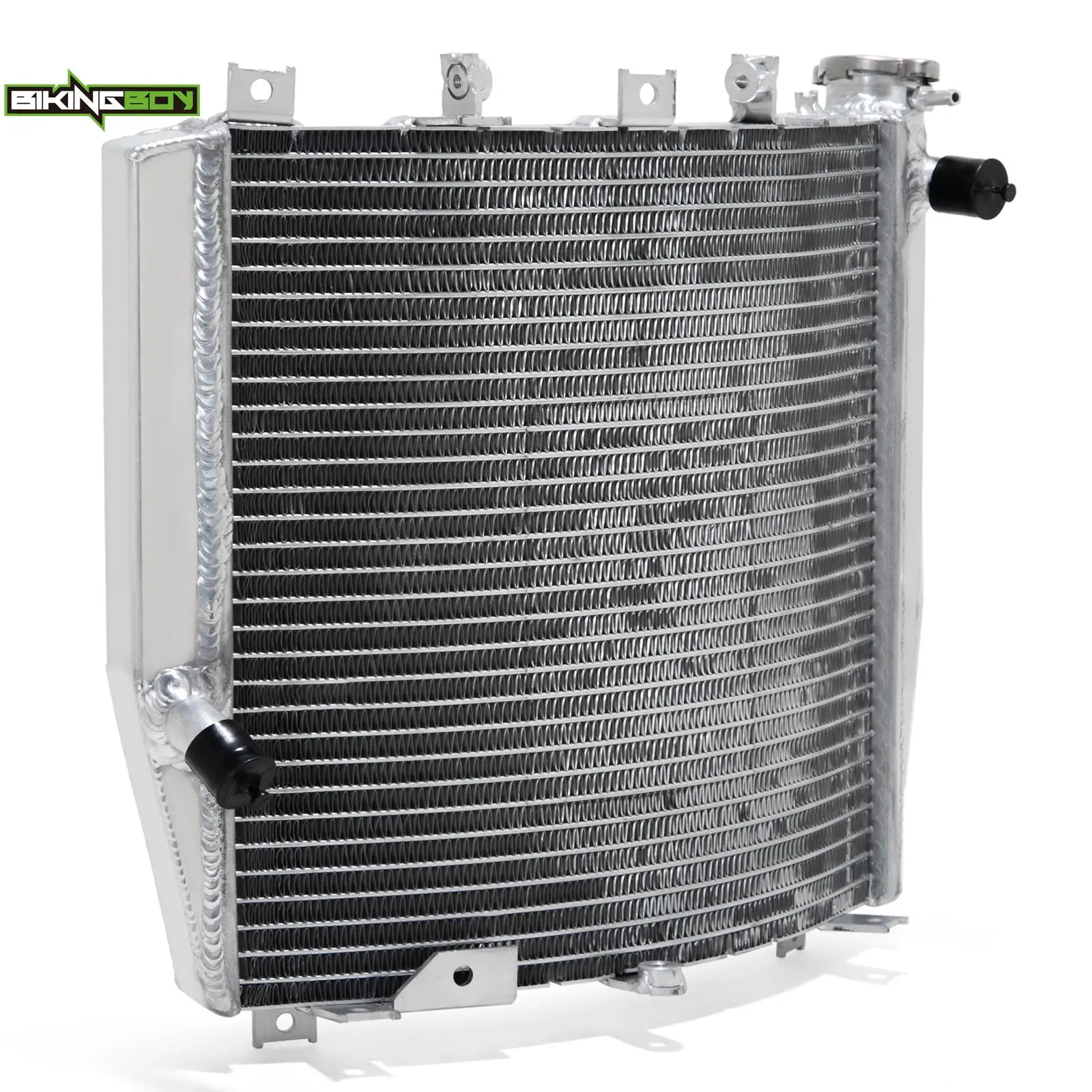 BIKINGBOY Motorkühler für Kawasaki FX 400 R GPZ 400 R ZX-4 ZXR 400 / R ZZR ZZ-R 400, Wasserkühler, Aluminium-Kern-Set – Detail 5