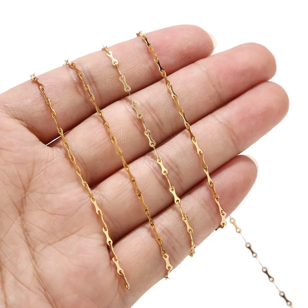 

5M Stainless Steel 2mm Link Chains For DIY Jewelry Making Necklaces Bracelets Findings Supplies