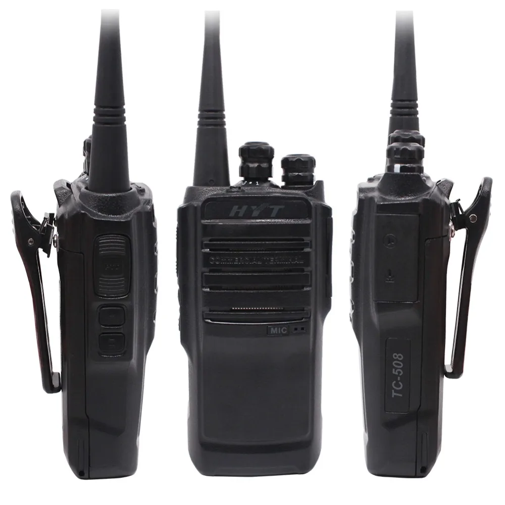 2Pcs Hyt TC-508 Draagbare Twee Manier Radio Met Li-Ion Batterij En Lader Tijdperk TC508 Business Walkie Talkie TC-500S