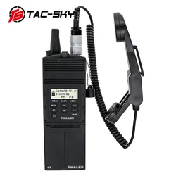 TAC-SKY AN / PRC 152 152A  harris virtual box walkie-talkie virtual model and  PTT H250 PTT 6-pin handheld speaker microphone