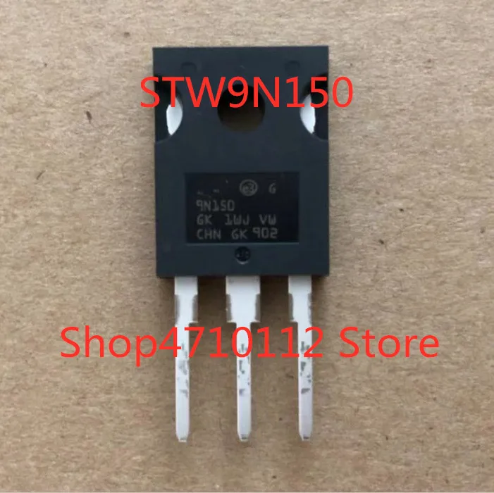 Free Shipping  10PCS/LOT NEW Original W9N150 STW9N150  TO-247 1500V 9A