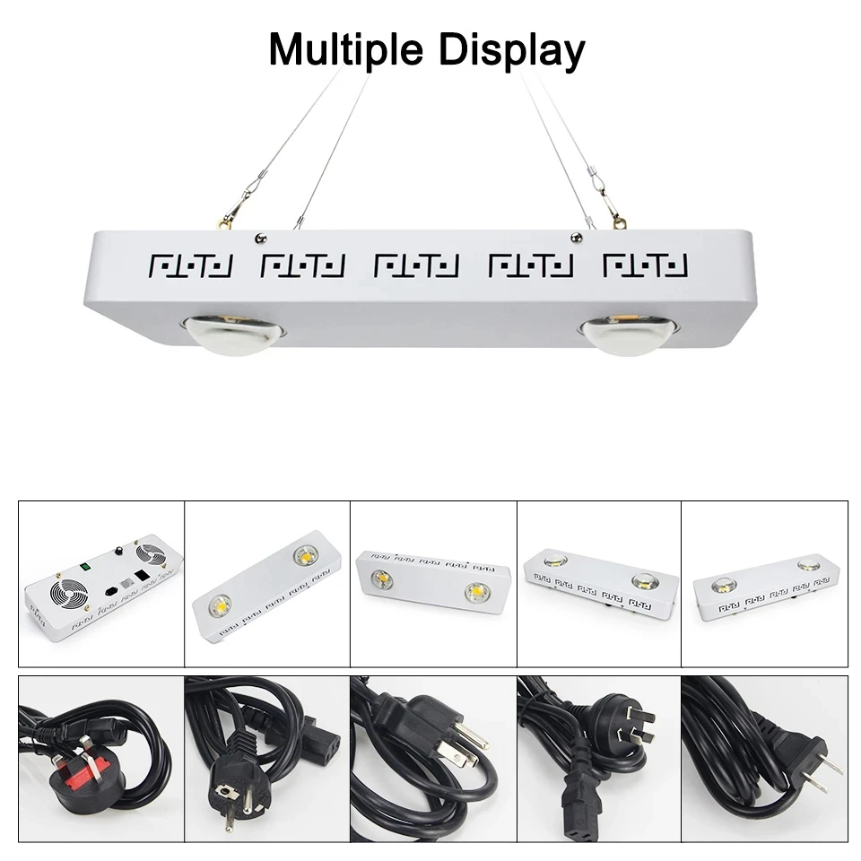 CXB3590 200W Dimmable COB LED Grow Light Full Spectrum 26000LM=HPS 400W Growing Lamp Indoor Plant Growth Panel Lighting