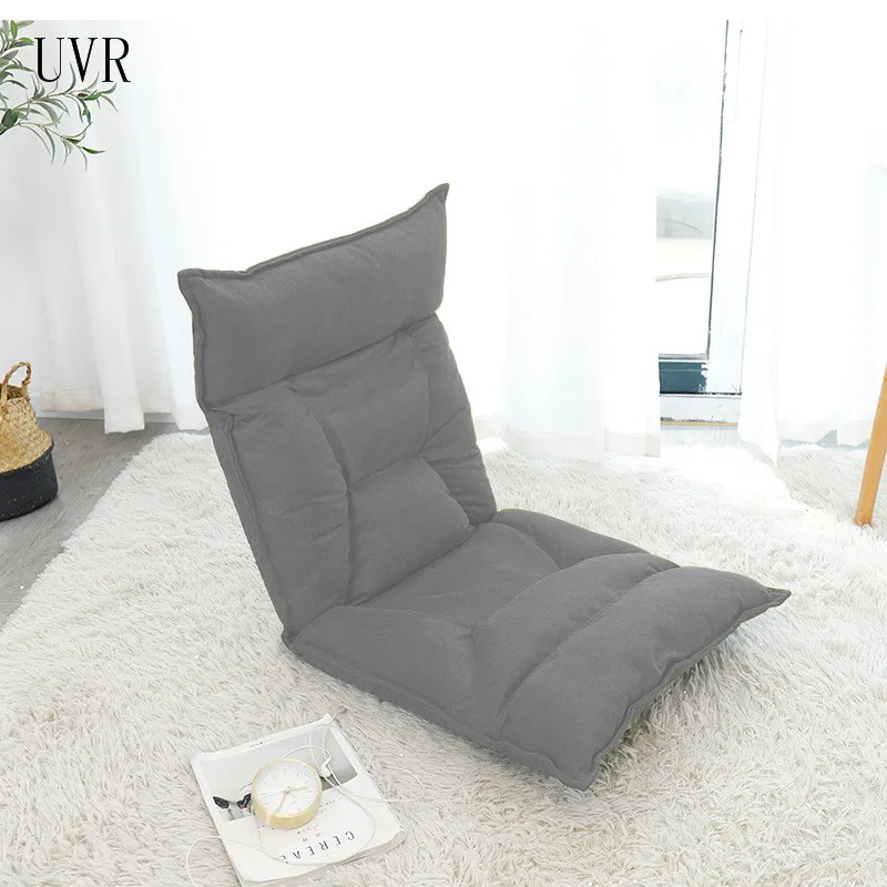 UVR Single Small Sofa Lazy Sofa Tatami Bed Dormitory Computer Chair Bedroom Balcony Bay Window Chair Floor Office Chair Reading