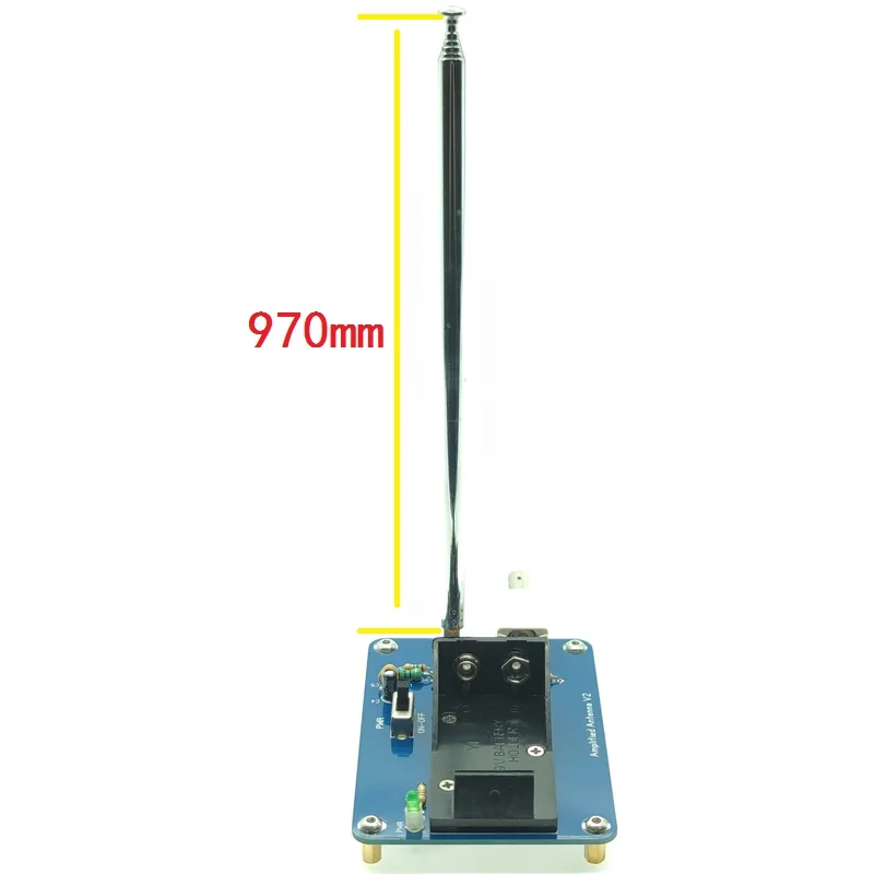 Antenna amplificata HF/AM/Active assemblata v2 per prosciutto