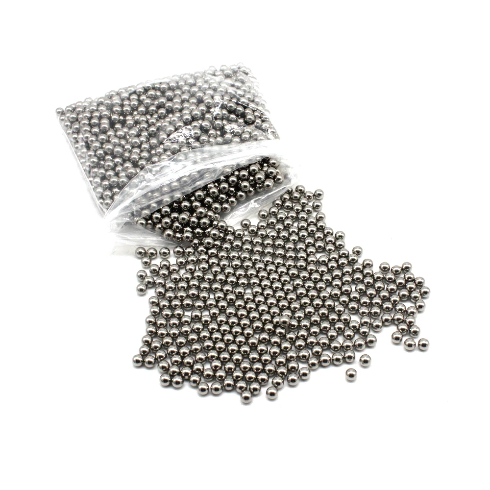 Stainless Steel Round Polishing Ball Beads Jewelry Tumbling Media 445g 1/1.5/2/3/4/5/6mm