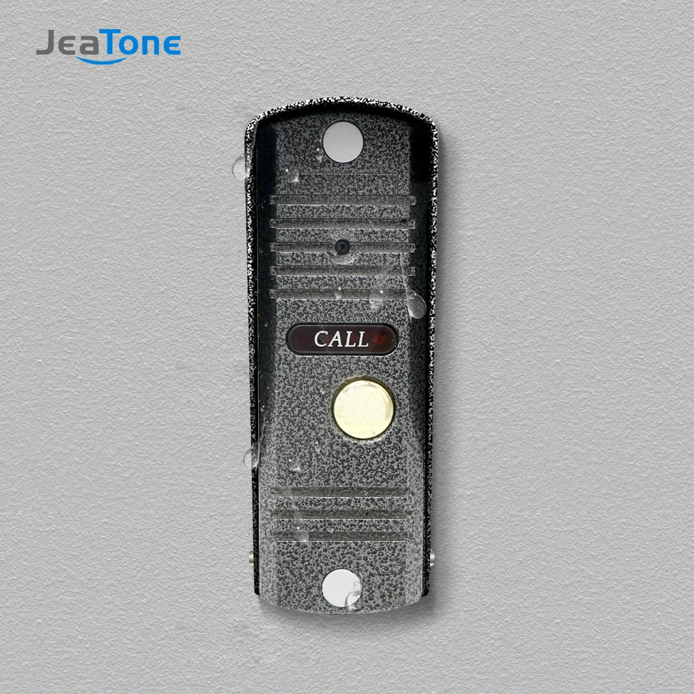 Jeatone 7Inch Wireless Wifi Video Intercom System with 720P Waterproof Door Phone Camera,Support Recording / Snapshot Doorbell