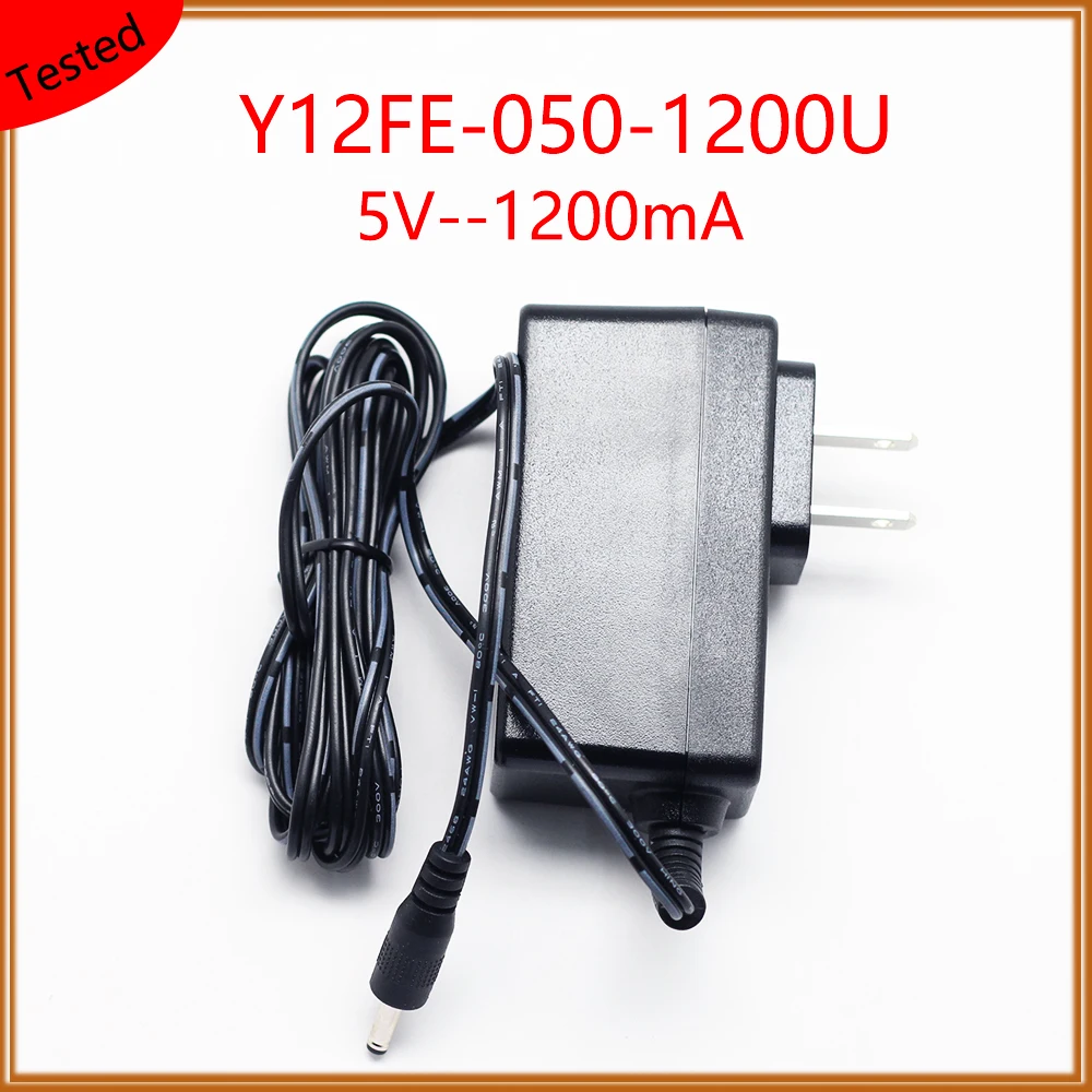 Y12FE-050-1200U 5V 1200mA Supply Charger Power Supply Charger DC AC Adapters Switching Adapter Power Supply Y12FE 050 1200U