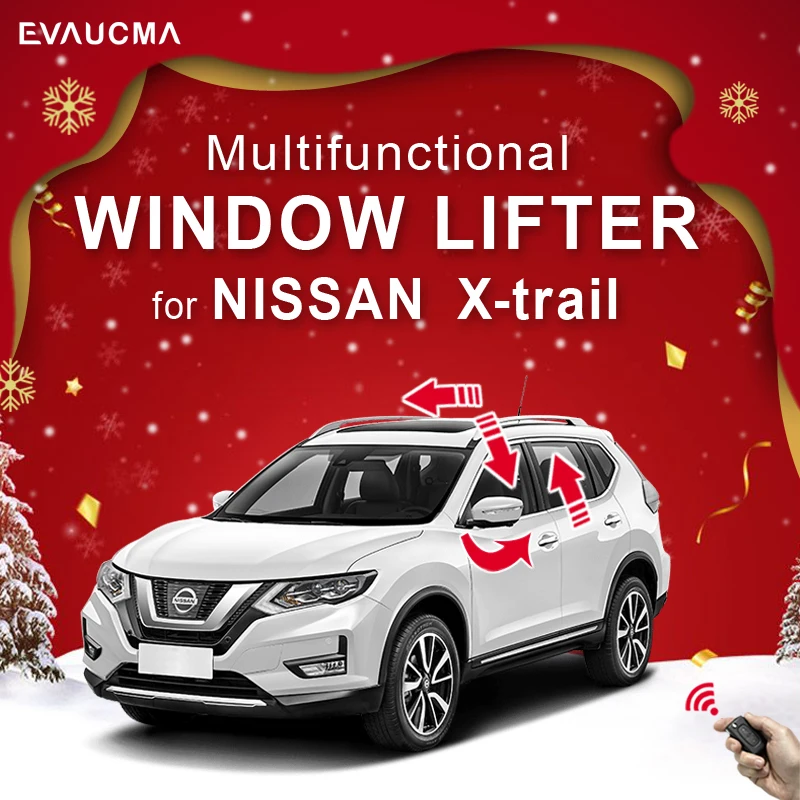 

Доводчик окон, складное закрытие окна заднего вида для NISSAN X-Trail, XTrail, люк на крыше, аксессуары для автосигнализации