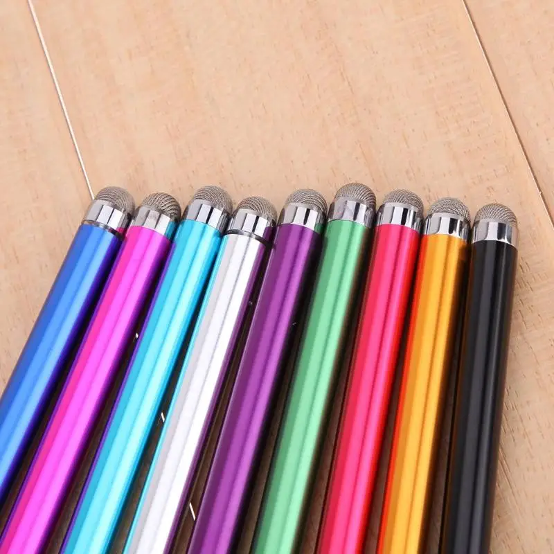 Touch Screen Pen Capacitive Pen Metal Mesh Micro-Fiber Tip Touch Screen Stylus Pens for iPhone iPad Samsung Tablet Phone