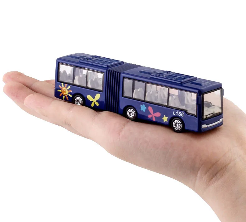 Hot 1:64 alloy pull back set bus model,original packaging gift box toy,high simulation bus school bus,free shipping