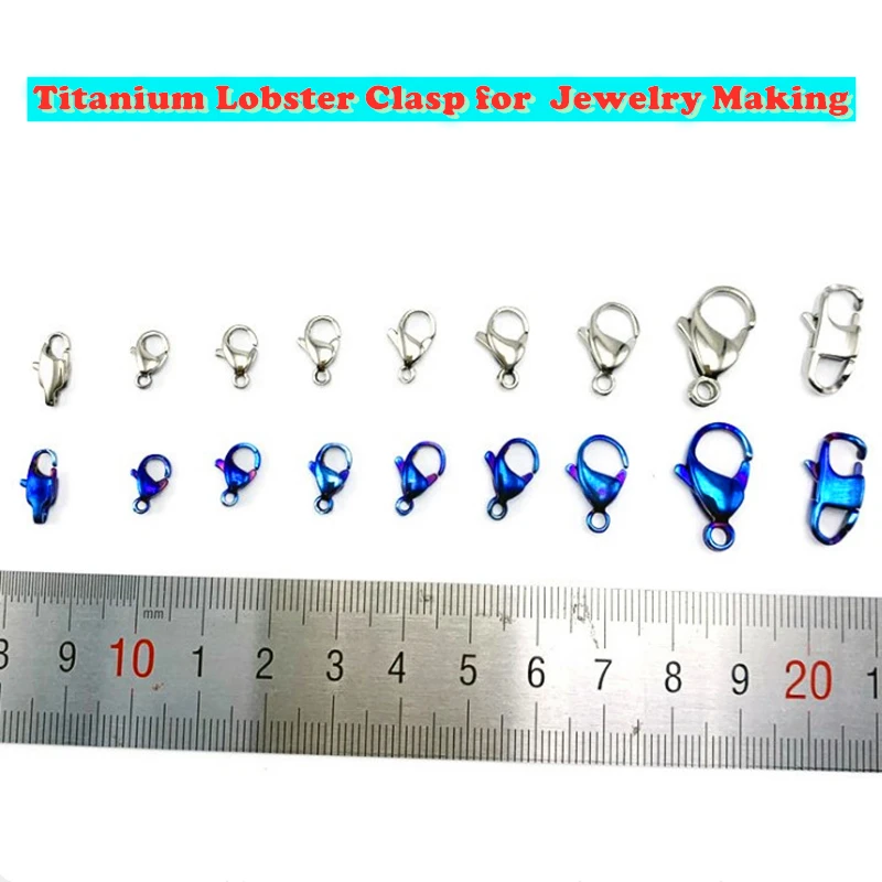 1 PCS Titanium Lobster Clasp for  Jewelry Making -  Small, Medium or Large (100% Guarantee )