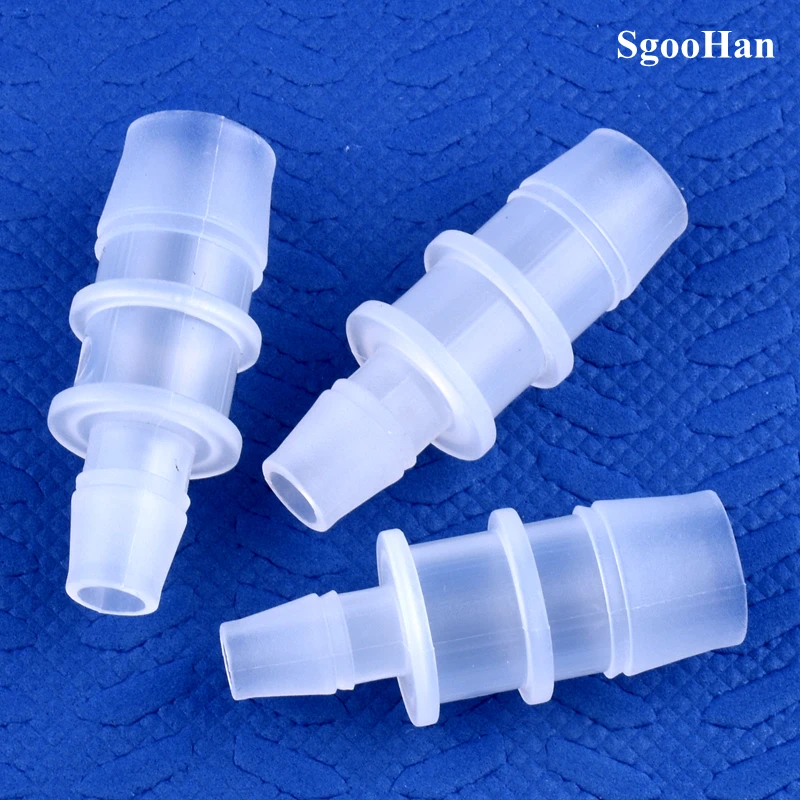 5~200pcs/lot 14.2mm 15.8mm To 7.9~14.2mm PP Pagoda Reducing Direct Connectors Micro Irrigation Hose Joints Aquarium Tank Adapter