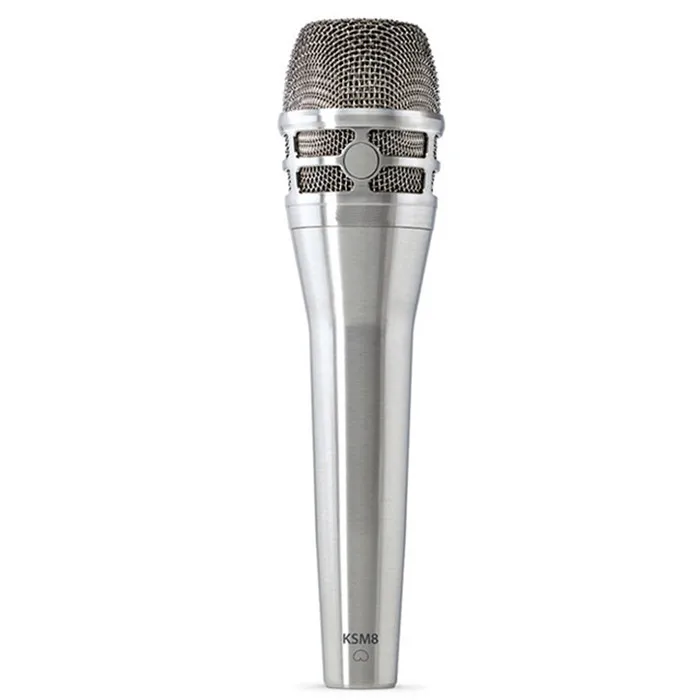 Top Quality wired dynamic cardioid KSM8 Professional Live Vocals Dynamic Wired Microphone Karaoke Microfono Mike Mic