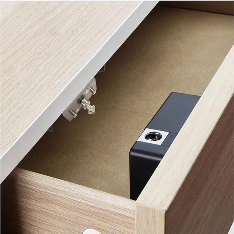 Electronic Door Lock, Hidden Invisible RFID Electronic Cabinet Locker Door Lock Wardrobe Lock Private RFID Drawer Lock