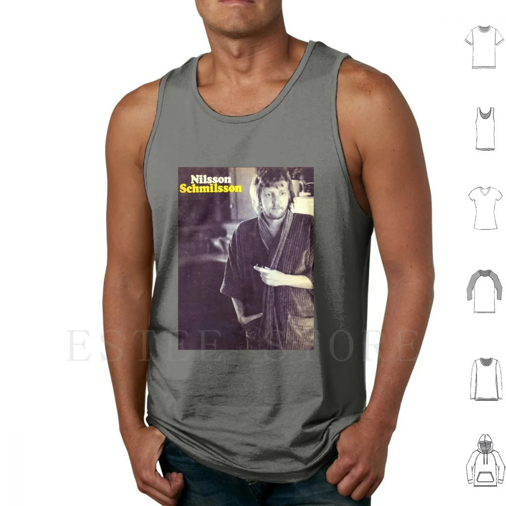 Nilsson Schmilsson Tank Tops Vest Sleeveless Harry Nilsson Schmilsson 1971 1972 60s 70s Goodfellas Jump Into The Fire