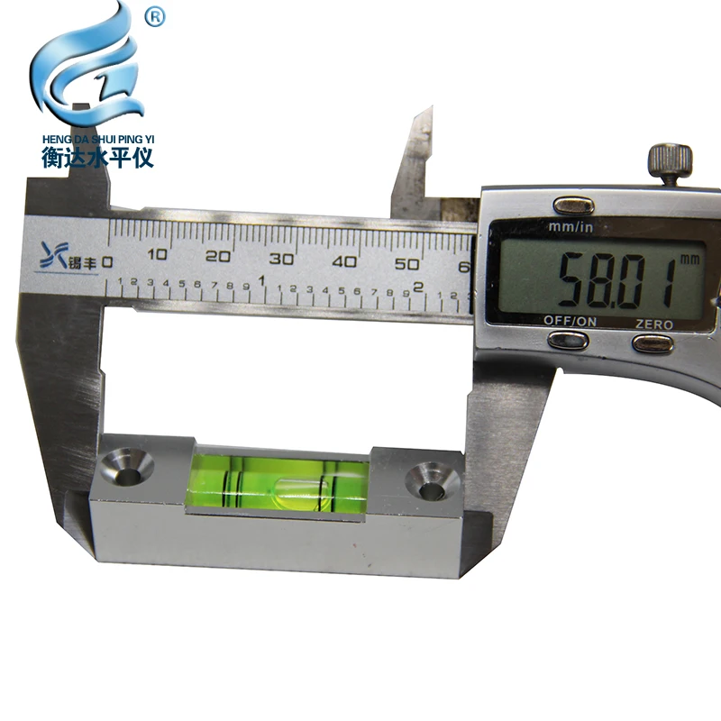 Metal long bubble level high-precision mini measuring level 5815