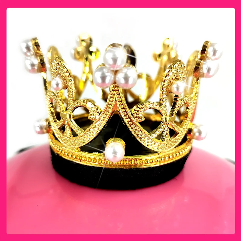 Motorcycle Helmet Crown Decor for Women