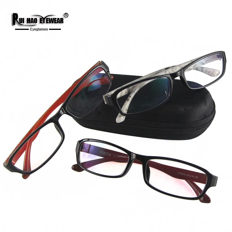 Leisure Eyeglasses Frame Optical Glasses Men Women Small Rectangular Frame Rui Hao Eyewear Spectacles 8070