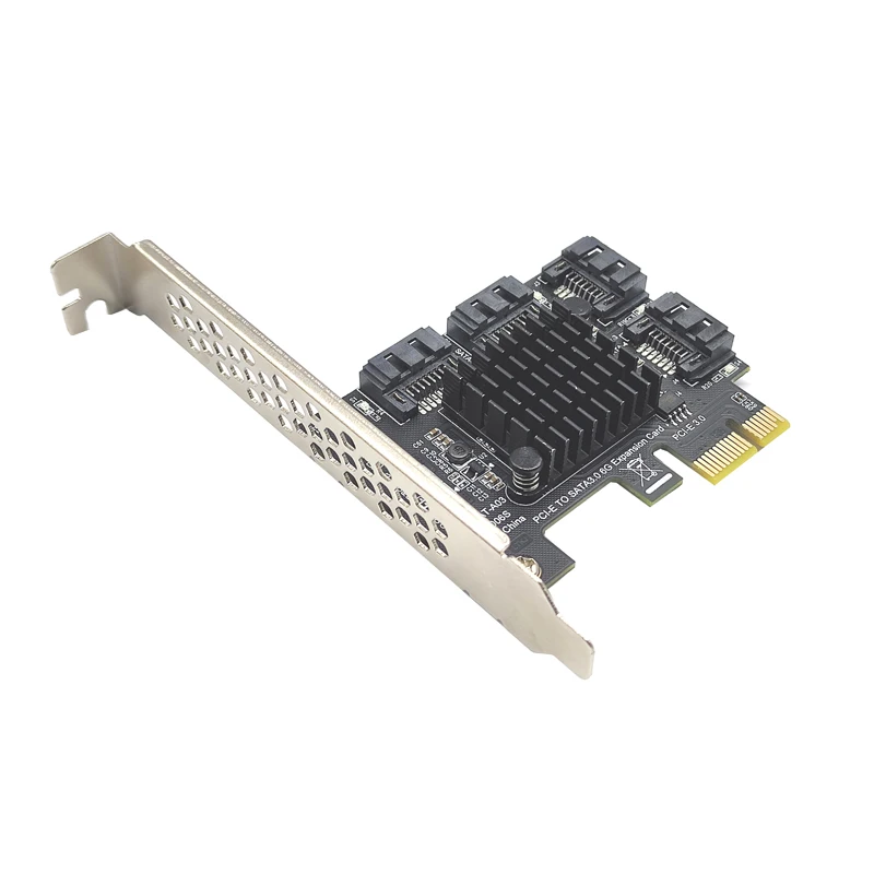アダプター4ポート,sata3.0,6g,pci Express,x1コントローラー,拡張カード,asm1064